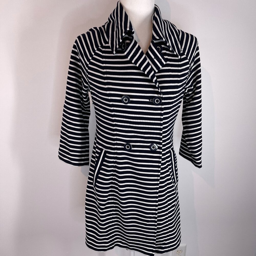 Cabi Black & White 3/4 Sleeve Jacket size Small